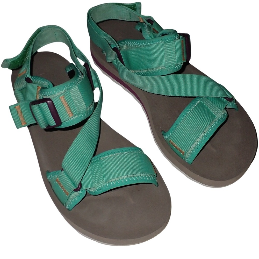 Merrell Women Kahuna Web Sport Sandals Teal Green J003564 Sz 10 Gorpcore casual